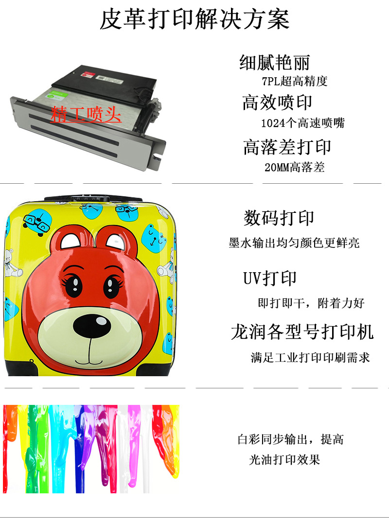 皮革打印解決方案，皮具箱包打印方案